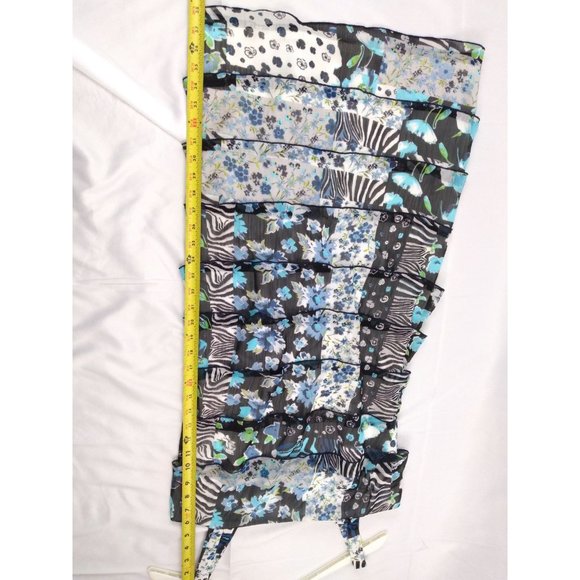 Cardise Canadian made strap ruffle print Dress size 4 women's - Picture 6 of 9